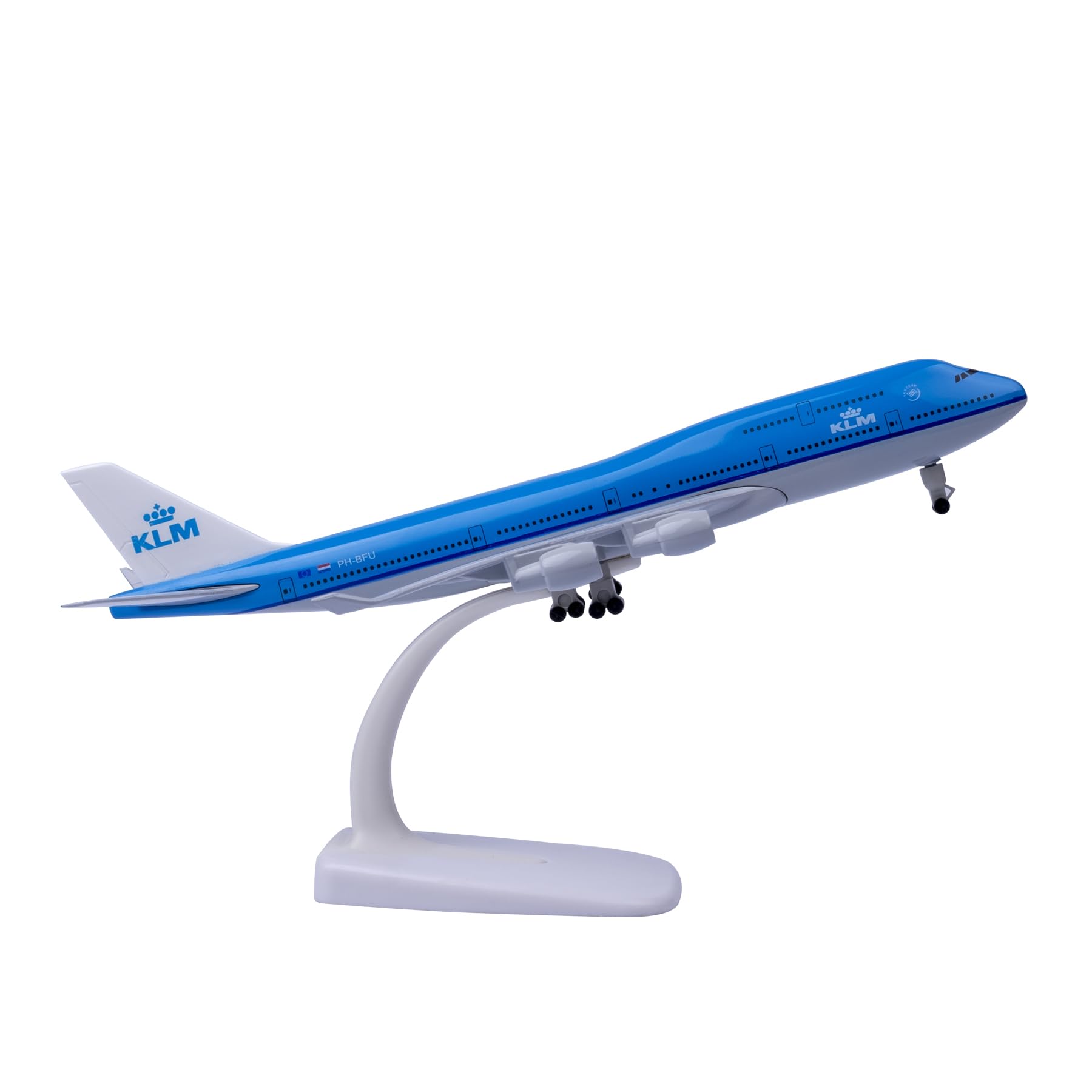 Bswath Model Airplane 1:300 Scale KLM Holland B747 Model Plane for Gift and Decoration