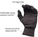ABC Brown Jersey Gloves for Men and Women, 10 Inches Long. 12 pairs Brown Jersey Work Gloves.1 dozen of Polyester and Cotton Garden Gloves. Reusable Jersey Garden Gloves. Breathable