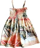 RJC Baby Girl's Paradise Island Surf Smocked Hawaiian Sundress