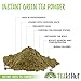 Instant Green Tea Powder 2 Ounce (100 Servings) 100 Percent Pure Tea  No Fillers, Additives or Artificial Ingredients of Any Kind