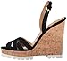 Nine West Women's Kindeyes Suede Wedge Sandal