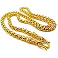 arrawana77 Chain 22k 23k 24k Thai Baht Yellow Gold GP Necklace 18 inch 5 MM