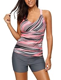 Bañador para dama con estampado floral y correa ancha, sin parte inferior