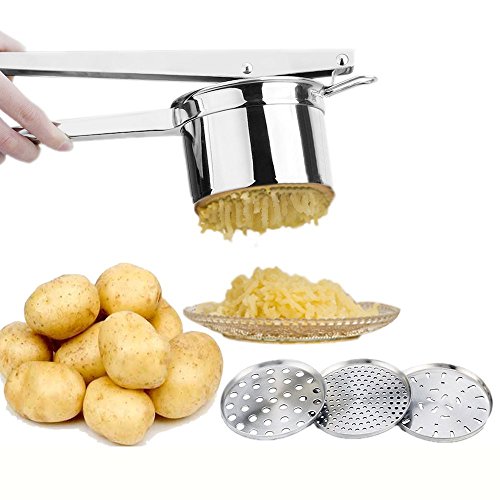 Ekarro Potato Ricer/Masher Professional Stainless Steel Baby Food Press - Thumbnail 3