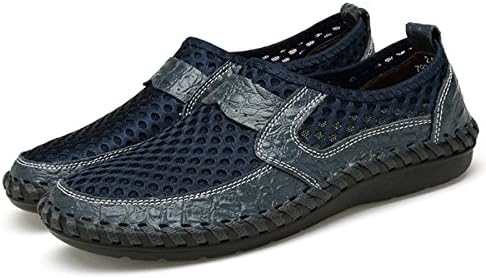 Tezoo Mesh Casual Shoes, Summer Men's Mesh Breathable Walking Loafers, Slip-on Shoes,Hiking Leather Shoes