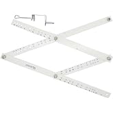 Pantograph Drawing Tool for Enlarging and Reducing, 10X Adjustable Ratio Art Scaler, Precision Copying Instrument for Artists with Drawing Pen &amp; Tips, 13.4 Inch Folding Ruler