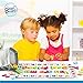 Magnetic Letters and Numbers for Toddlers + Magnetic Board | Alphabet Magnets Includes eBook with 35+ Learning & Spelling Games/ABC Magnets