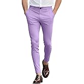 GINGTTO Mens Dress Pants Slim Fit Stretch Chino Pants for Men