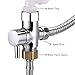 HOMEIDEAS T-adapter with Shut-off Valve, 3-way Tee Connector 7/8 inches, Chrome Finish, for Bidets