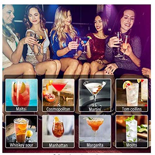 YHWD Cocktail Set,Edelstahl Cocktail Shaker Set,14 Teiliges Barkeeper Set mit ABS Lagerhalterung,Messbecher und Bar… – Bild 3
