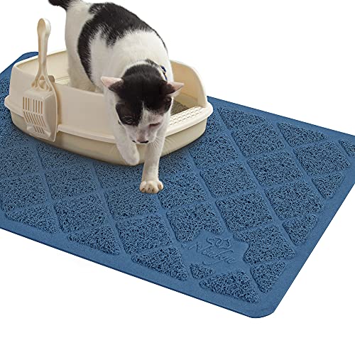 Niubya Premium Cat Litter Mat, Litter Box Mat with NonSlip and