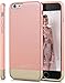 Apple iPhone 6S Plus / 6 Plus Case - VENA [iSlide] Dock-Friendly Ultra Slim Fit Hard PolyCarbonate Case for Apple iPhone 6 Plus / 6S Plus (5.5") (Rose Gold/Champagne Gold)
