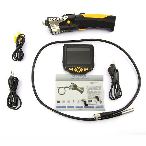 Waterproof Inspection Camera Borescope Endoscope Zoom Rotate Flip 3.5