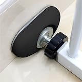 VEGCOO 4 Pack Wall Protectors for Pressure Gates Black 9x5x2.5cm view 3