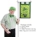 KUUQA Happy St. Patrick's Day Garden Flag Decorative Clovers Irish Green Shamrocks 12 x 18 Inches for Garden and Home Decorations