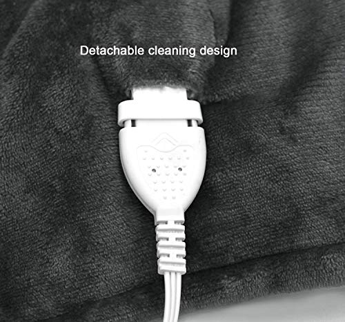 image for MARQUESS Queen Electric Blanket Sherpa and Reversible Flannel Washable