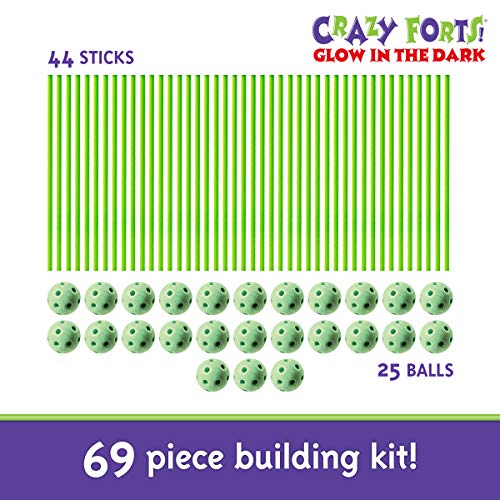Everest Toys Crazy Forts, Glow in The Dark, 69 Pieces, Other Pricepulse