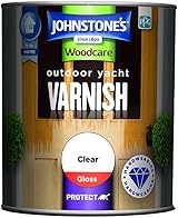 Johnstone's Yacht Varnish Clear 750ml - Weather Resistant Wood Finish view 2