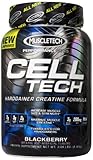 MuscleTech Cell Tech, Hardgainer Creatine Formula, Blackberry, 3.09 lbs (1.4kg)
