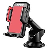 Mpow Upgrade Dashboard Car Phone Mount,Adjustable Windshield Holder Cradle with Strong Sticky Gel Pad for iPhone X/8/8Plus/7/7Plus/6s/6P/5S, Galaxy S5/S6/S7/S8, Google, Huawei etc
