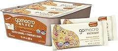 GoMacro MacroBar Organic Vegan Protein Bars - Salted Caramel + Chocolate Chips (2.3 Ounce Bars, 12 Count)
