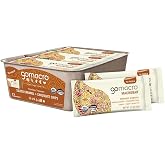 GoMacro MacroBar Organic Vegan Protein Bars - Salted Caramel + Chocolate Chips (2.3 Ounce Bars, 12 Count)