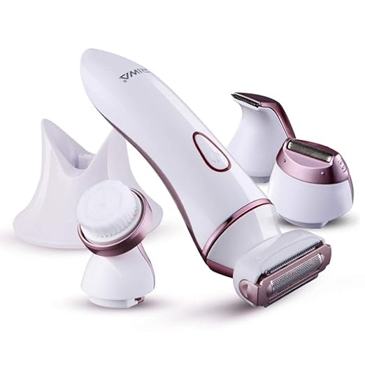 4-in-1 Ladies Electric Rasierer, Geeignet Für Vier Kombinationen Von Bikini-haarentfernung, Facial Hair Entfernung Und Facial