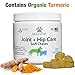 MaxxPet Dog Joint and Hip Chews | Natural Supplement Supports Joint Health | Made in The USA | Glucosamine, Organic Turmeric, Dried Yucca, MSM | Dog Chewable Treat | 120 Soft Chews