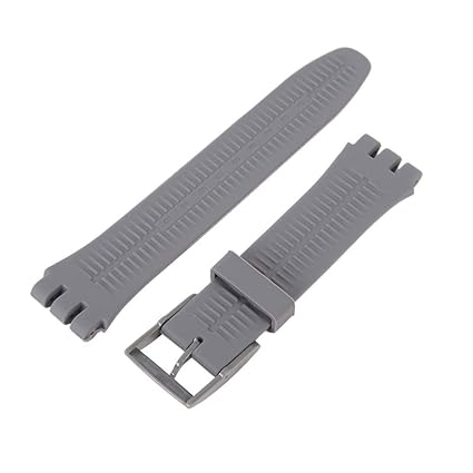 Wingbind Silikonarmband Ersatzarmband 17mm/19mm/20mm mit Schnellverschluss für Swatch