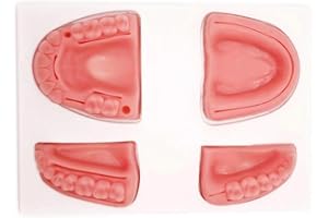 Carrotmiss Oral Suture Training Pad Set with 4 Dental Suture Pads for Dentical Nurse Suture Training。