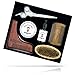 Beard Grooming Kit Gift Set - 2oz Bay Rum Beard Balm Conditioner, 1oz Sandalwood Beard Oil, Brush, Comb, Trimming Scissors by HBCO