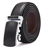 Autolock Mens Reversible Leather Belt, Dress Casual 1 1/4