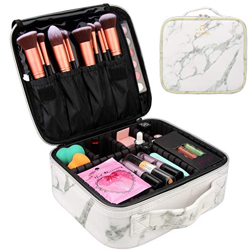 Portable Marble Makeup Organizer Bag with Adjustable Sri Lanka Ubuy
