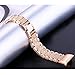 bayite Bling Bands Compatible Fitbit Charge 2, Replacement Metal Bands with Rhinestone Bracelet, Rose Gold
