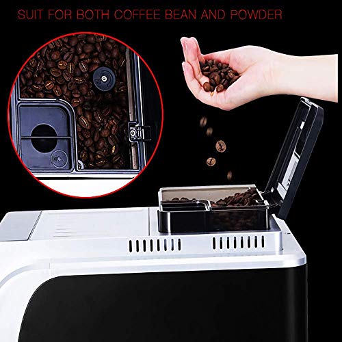 YQGOO EIN-Knopf-Espressomaschine Cappuccino-Kaffeemaschine Automatisches Reinigungssystem 20bar 2l 300g… – Bild 4