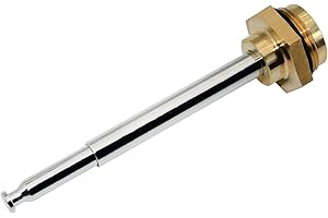 Alsoyixia 1394 Push Button Diverter Stem Part, Shower Diverter Valve Replacement Part, 4IN Metal