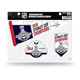 Rico Industries NHL Washington Capitals 2018 Stanley Cup Champions Die Cut Team Magnet Set Sheet