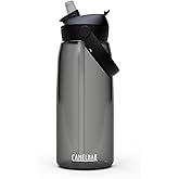 CamelBak Thrive Flip Straw Tritan Renew Water Bottle Charcoal, 25oz