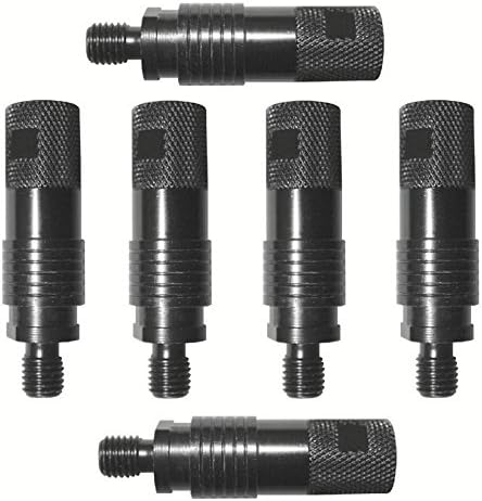 Hirisi Tackle® Quick Released Connector for Fishing Rod Pod Bank Sticks and Bite Alarms Pack of 6