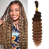 Human Braiding Hair For Boho Braids Blonde Ombre