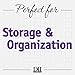 DII Fridge & Shelf Liner Collection Non-Adhesive, Cut to fit, Machine Washable, 12x20, Black Dots, 2 Piece
