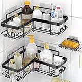 MOFOROCO 3-Pack Corner Shower Caddy Organizer