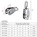 DasMarine 3 Pack Single Pulley Block in 304 Stainless Steel Crane Swivel Hook Single Pulley Roller Loading (M50)