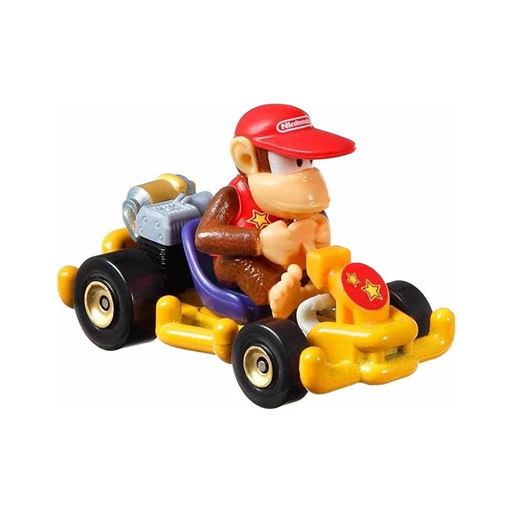 Hot Wheels Mario Kart GRN15 Diddy Kong Pipe Frame 2021 Car