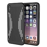 Mxstudio iPhone X Case, Soft TPE Shockproof Cover Protective Defender for iPhone X, iPhone 10 Black