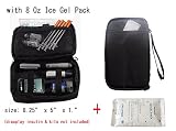 Diabetic Organizer Cooler Bag-for Insulin & Testing Supplies ,With (2 X ICE Gel Pack)