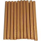 XICHEN10PCS Vintage Sealing Glue Gun Sealing Wax Wax Sticks Wax Seal Supplies a Variety of Colors (Vintage Gold)