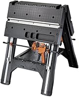 WORX Pegasus WX051 Versatile Folding Work Table Sawhorse with Clamps view 2