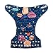 ALVABABY Cloth Diaper One Size Adjustable Reuseable Washable Nappy One Pack with 2 Inserts YD104