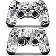 Vanknight Vinyl Decals Stickers Skin 2 Pack for PS4 Controllers Skin Anime Funny Girls